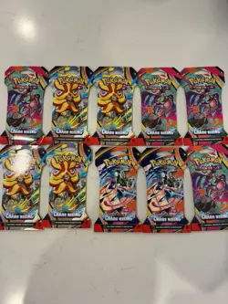 10x Pokemon TCG Chaos Rising Booster Packs Factory Sealed - Image 1