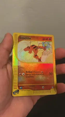 Growlithe 051/147 Aquapolis Reverse Holo English 2002 Uncommon 60 HP - Image 3