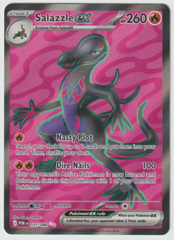 Pokemon ME03: Perfect Order #101/088 Salazzle EX Ultra Rare Holofoil NM - Image 1