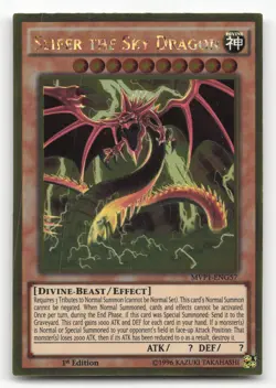 Yugioh Slifer the Sky Dragon MVP1-EN057 Ultra Rare 1st Edition NM - Image 1