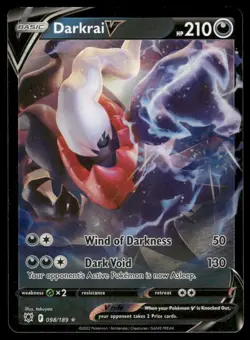 Darkrai V 098/189 Holo V Rare Astral Radiance Pokemon Near Mint - Image 1