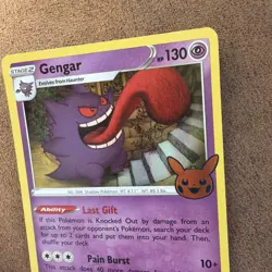 Pokemon TCG Gengar 057/198 Chilling Reign Holo Rare English - Image 2