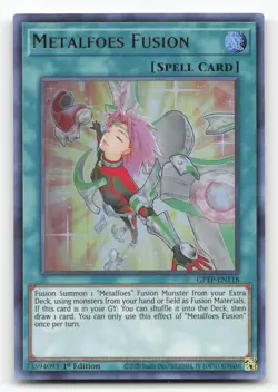 Yugioh Metalfoes Fusion GFTP-EN118 Ultra Rare 1st Edition NM - Image 1