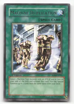 Yugioh Machine Duplication RDS-EN041 Rare 1st Edition NM - Image 1