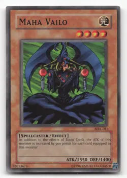 Yugioh Maha Vailo MRL-012 Super Rare Unlimited NM - Image 1