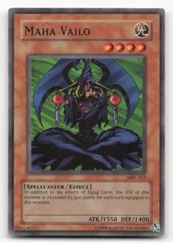 Yugioh Maha Vailo MRL-012 Super Rare Unlimited NM Original Print - Image 1