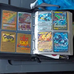 Pikachu V Charizard VMAX Miraidon ex Pokemon TCG Card Binder Lot - Image 3