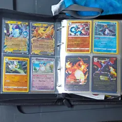 Pikachu V Charizard VMAX Miraidon ex Pokemon TCG Card Binder Lot - Image 4