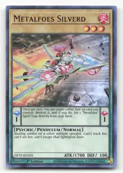 Yugioh Metalfoes Silverd GFTP-EN101 Ultra Rare 1st Edition NM - Image 1