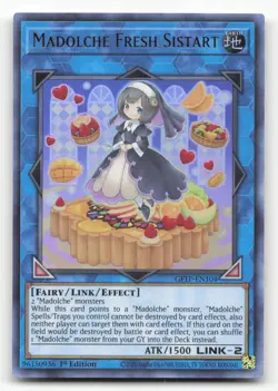 Yugioh Madolche Fresh Sistart GFTP-EN104 Ultra Rare 1st Edition NM - Image 1