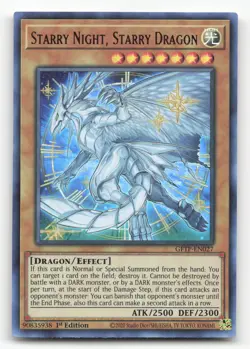 Yugioh Starry Night, Starry Dragon GFTP-EN027 Ultra Rare 1st Edition NM - Image 1