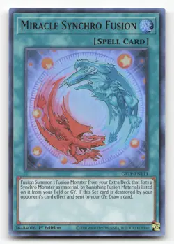 Yugioh Miracle Synchro Fusion GFTP-EN111 Ultra Rare 1st Edition NM - Image 1