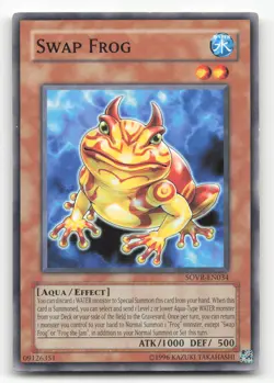 Yugioh Swap Frog SOVR-EN034 Common Unlimited NM - Image 1