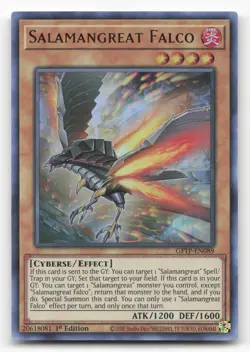 Yugioh Salamangreat Falco MP19-EN155 Common 1st Edition NM - Image 1