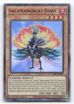 Yugioh Salamangreat Fowl GFTP-EN092 Ultra Rare 1st Edition NM - Image 1
