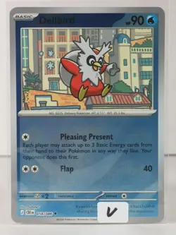 Delibird - reverse holo - ME: Chaos Rising #018 - POKEMON - NM - U Pick - Image 2