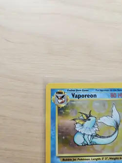 Vaporeon 12/64 Holo Rare Jungle Pokemon Unlimited Holo MP - Image 2