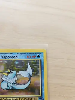 Vaporeon 12/64 Holo Rare Jungle Pokemon Unlimited Holo MP - Image 3