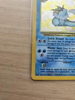 Vaporeon 12/64 Holo Rare Jungle Pokemon Unlimited Holo MP - Image 5