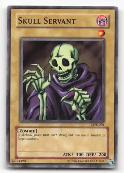 Yugioh Skull Servant DB1-EN101 Common 1st Edition NM Original Print - Image 1