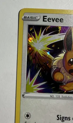 Eevee SWSH118 Holo Promo Sword & Shield Promo Pokemon Holo Near Mint - Image 3