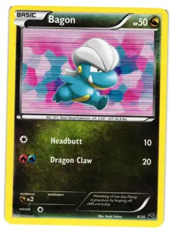 Pokemon TCG Bagon 6/20 Holo Rare Dragon Vault Holo MP - Image 1