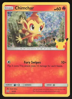 Chimchar 012/025 Promo McDonald's 25th Anniversary Promos Pokemon Holo Near Mint - Image 1