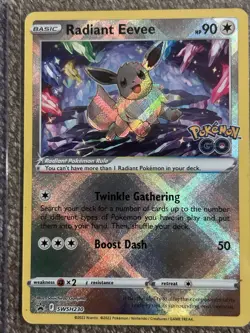 Pokemon TCG Radiant Eevee SWSH230 Sword & Shield Promo Holo English 90HP - Image 1