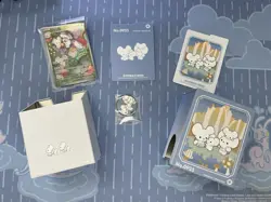 Pokemon TCG Metal Deck Box Storage Tin Chinese Maushold Version w/ Magnet& Cards - Image 1