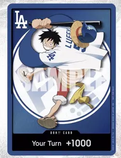 Los Angeles Dodgers One Piece Promo Card 2026 - PREORDER (7/2) Rare (only card) - Image 1
