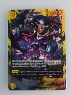 Bandai Marshall.D.Teach OP16-119 SEC Foil Alternate Art English - Image 1