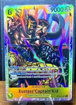 One Piece TCG Eustass Captain Kid (OP10-112 SR) Super Rare Royal Blood English - Image 1