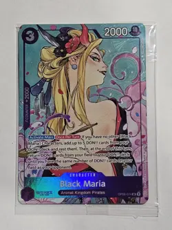 Black Maria OP08-074 (Illustration Box Vol.2) One Piece Promo SEALED - Image 1