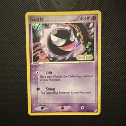 Pokemon TCG Gastly 52/92 Legend Maker Reverse Holo 40 HP ENG 2006 Stamped - Image 1
