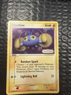 Chinchou 50/92 Legend Maker Reverse Holo Eng Common Basic 50 HP - Image 1