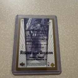 2003-04 Upper Deck MVP Michael Jordan #RO3 Rising to the Occasion - Foil Nice - Image 2