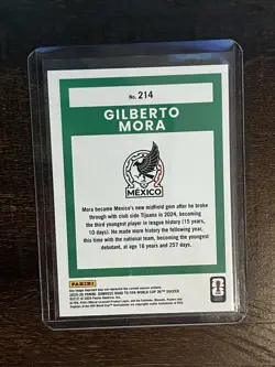 Gilberto Mora Rated Rookie Cubic - 2025-26 Donruss Road to the World Cup - Image 2