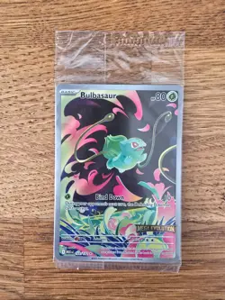 Sealed Bulbasaur 133/132 Mega Evolution Stamped Box Topper Promo - Pokemon TCG - Image 1