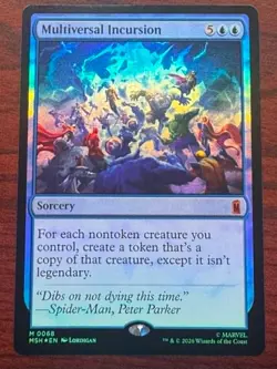 Multiversal Incursion 68 Mythic Marvel Super Heroes Magic: The Gathering Foil NM - Image 1
