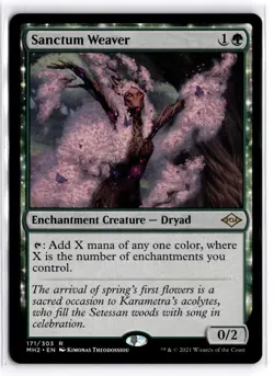 Sanctum Weaver 171 Rare Modern Horizons 2 Magic: The Gathering Near Mint - Image 1