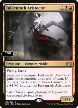 Falkenrath Aristocrat [Double Masters] NM Foil - Magic - Image 1