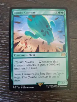Jumbo Cactuar #191 (NM) Final Fantasy FIN Magic MTG - Image 1
