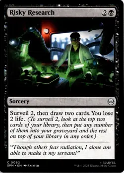 Risky Research C Marvel's Spider-Man 62 Magic The Gathering - Image 1