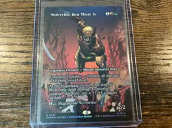 Wolverine Best There Is Borderless Foil 97 Marvel Super Heroes MTG - Image 1