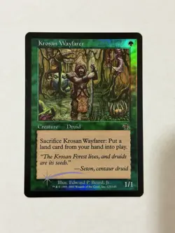 MTG FOIL Krosan Wayfarer Judgment Magic the Gathering Nrmt - Image 1
