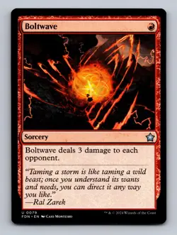 Boltwave 79 Uncommon Foundations Magic: The Gathering NM - Image 1