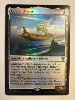FOIL Golden Argosy #230/281 Promo Pack: Dominaria United MTG Magic NM - Image 1