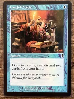 Careful Study - Odyssey - Magic the Gathering MTG - Image 1