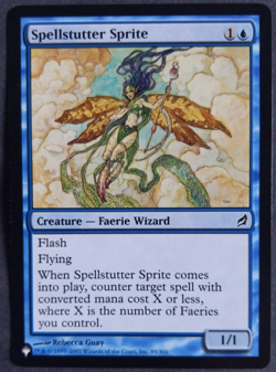 MTG Spellstutter Sprite | The List Reprints | NM | Blue Faerie | Commander | - Image 1