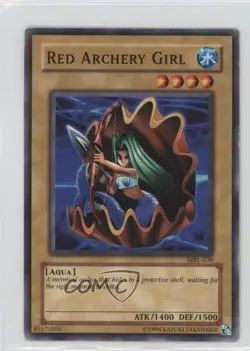 Red Archery Girl Unlimited YuGiOh Magic Ruler Booster #MRL-030 2002 READ - Image 1